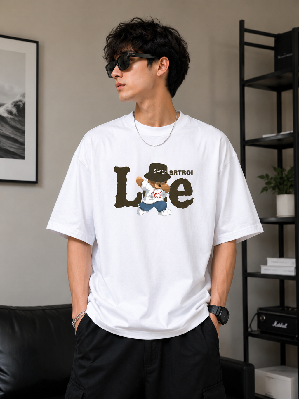 🧸 Urban Love Bear Oversized T-Shirt