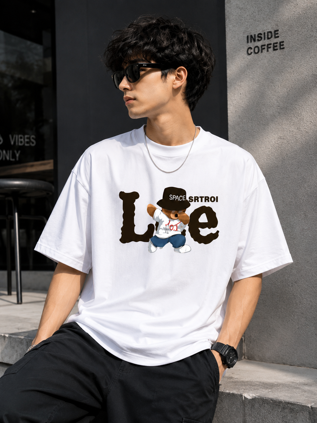 🧸 Urban Love Bear Oversized T-Shirt
