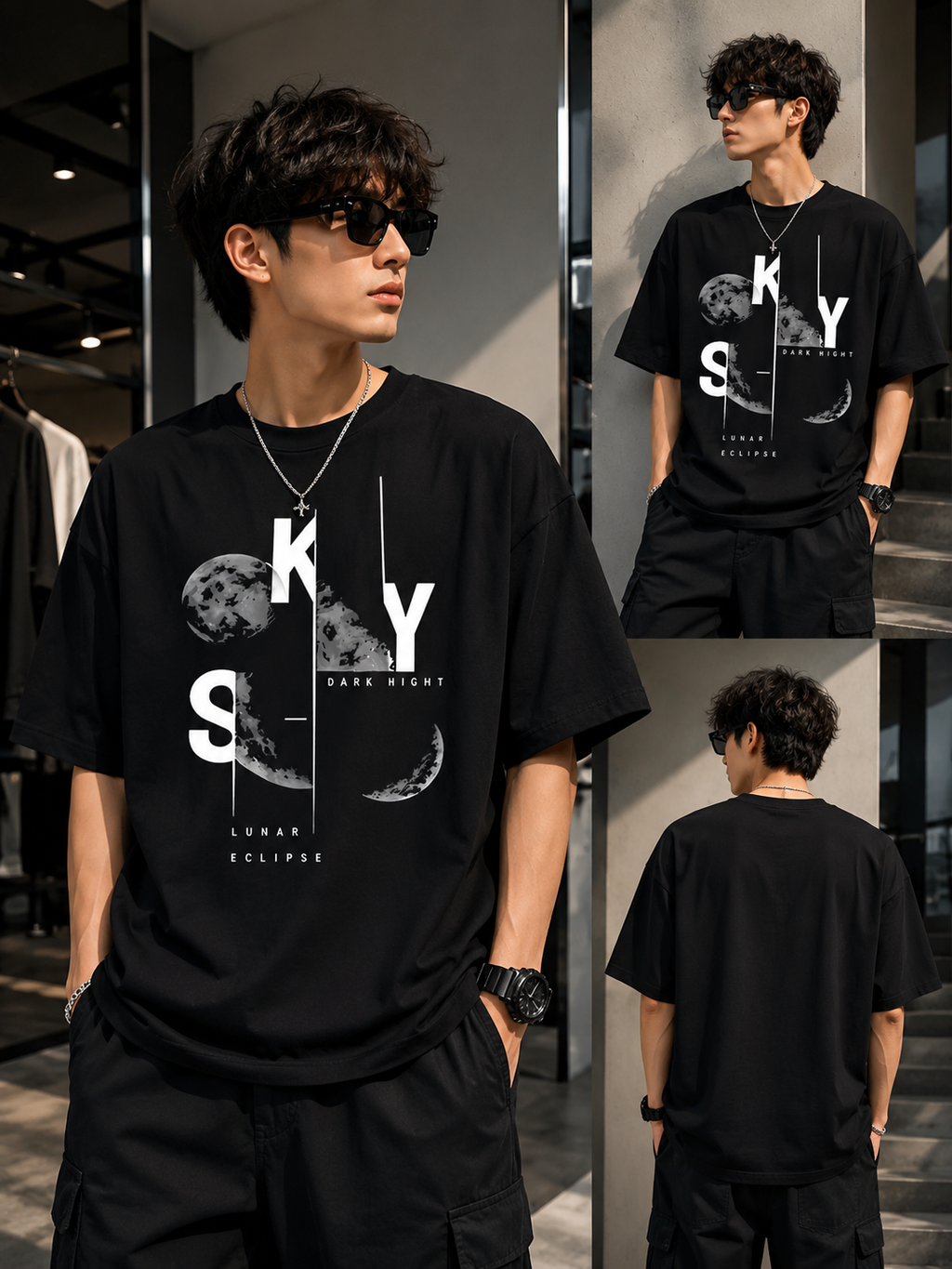 Lunar Eclipse Oversized T-Shirt ⭐