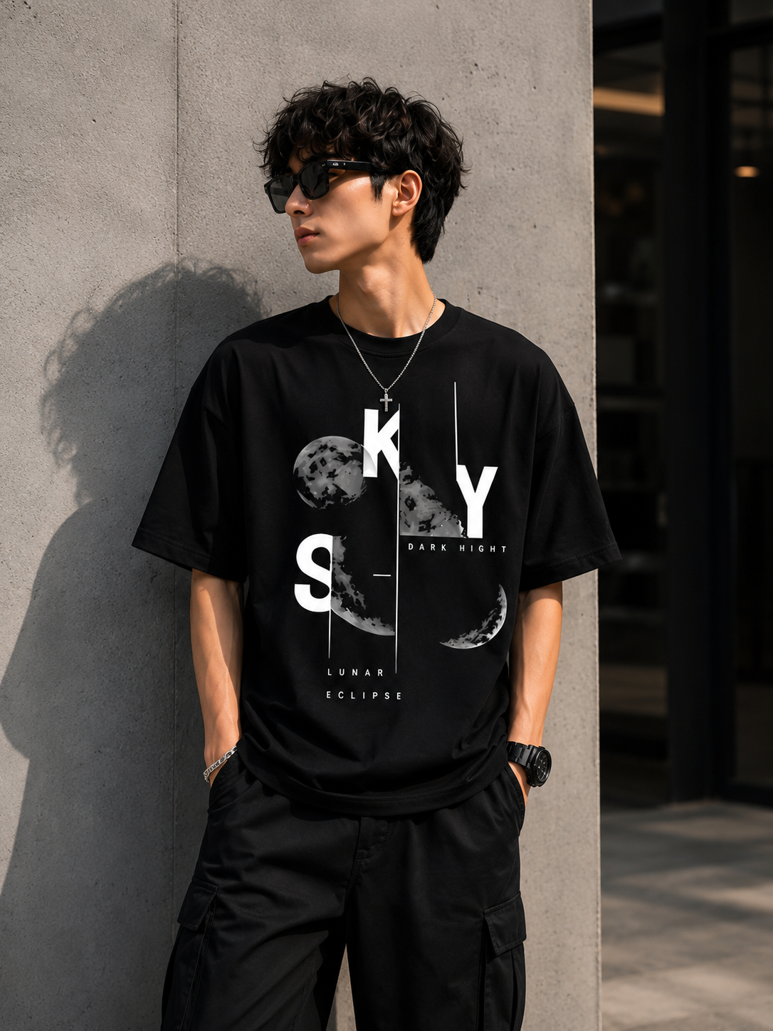 Lunar Eclipse Oversized T-Shirt ⭐